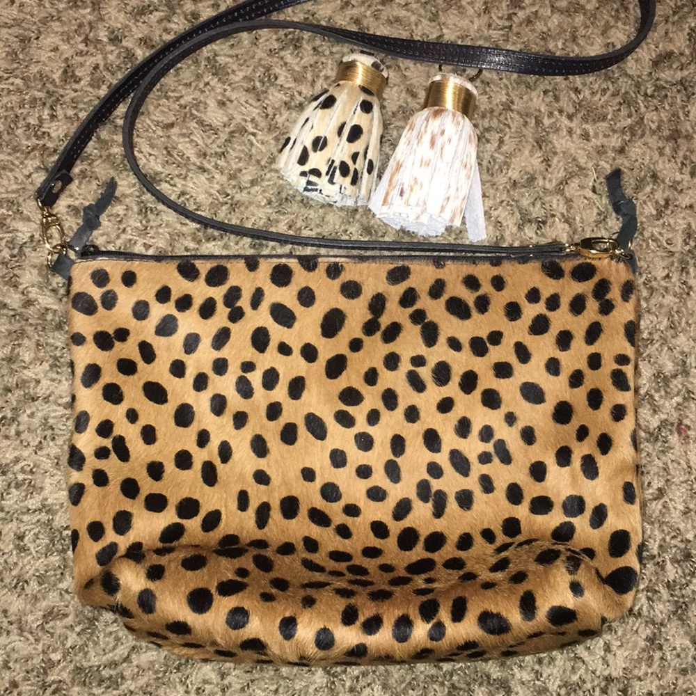 The Providence Story cowhide cheetah print purse